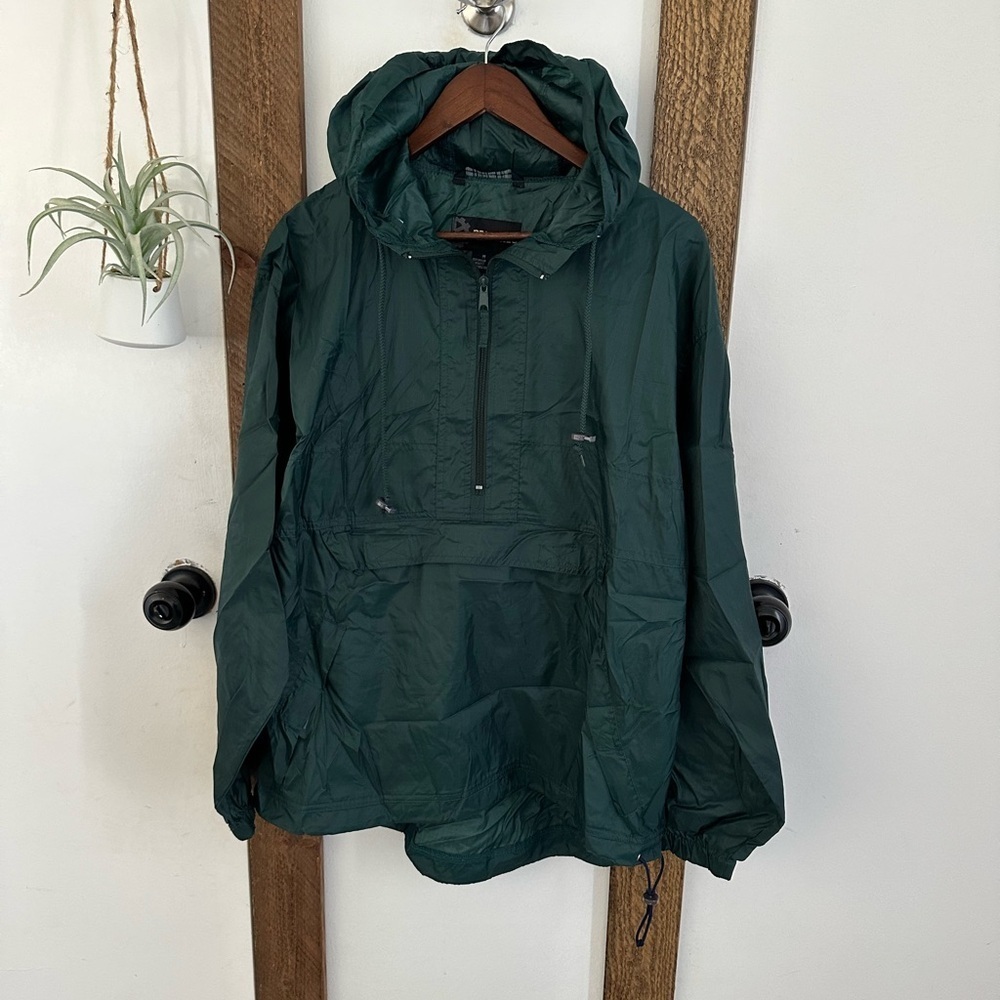 Vintage 90s Britches Green Windbreaker Jacket Coat Women’s Size Medium